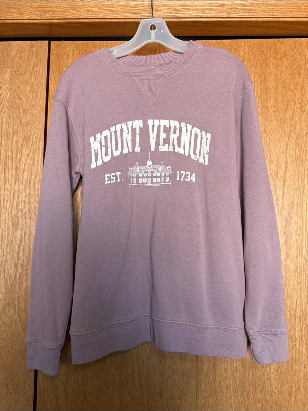 Mount Vernon Crewneck Sweatshirt - Dusty Mauve